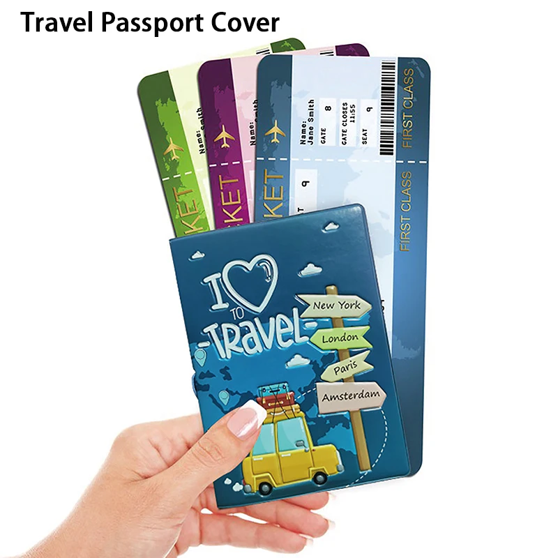 Śliczne akcesoria podróżne etui na paszport skórzanych mężczyzn damska podróżna okładka na paszport kartka etui na identyfikator