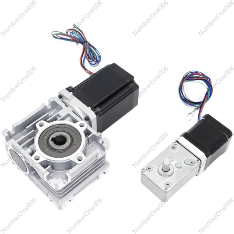 

42/57/86 Stepper Motor Turbine Worm Reducer All in One Set Right Angle Small Servo Turbo Retarder