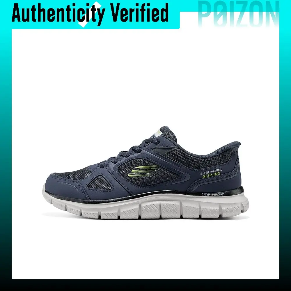 Skechers TRACK Low top Running Shoes Men's Blue 233039-NVLM