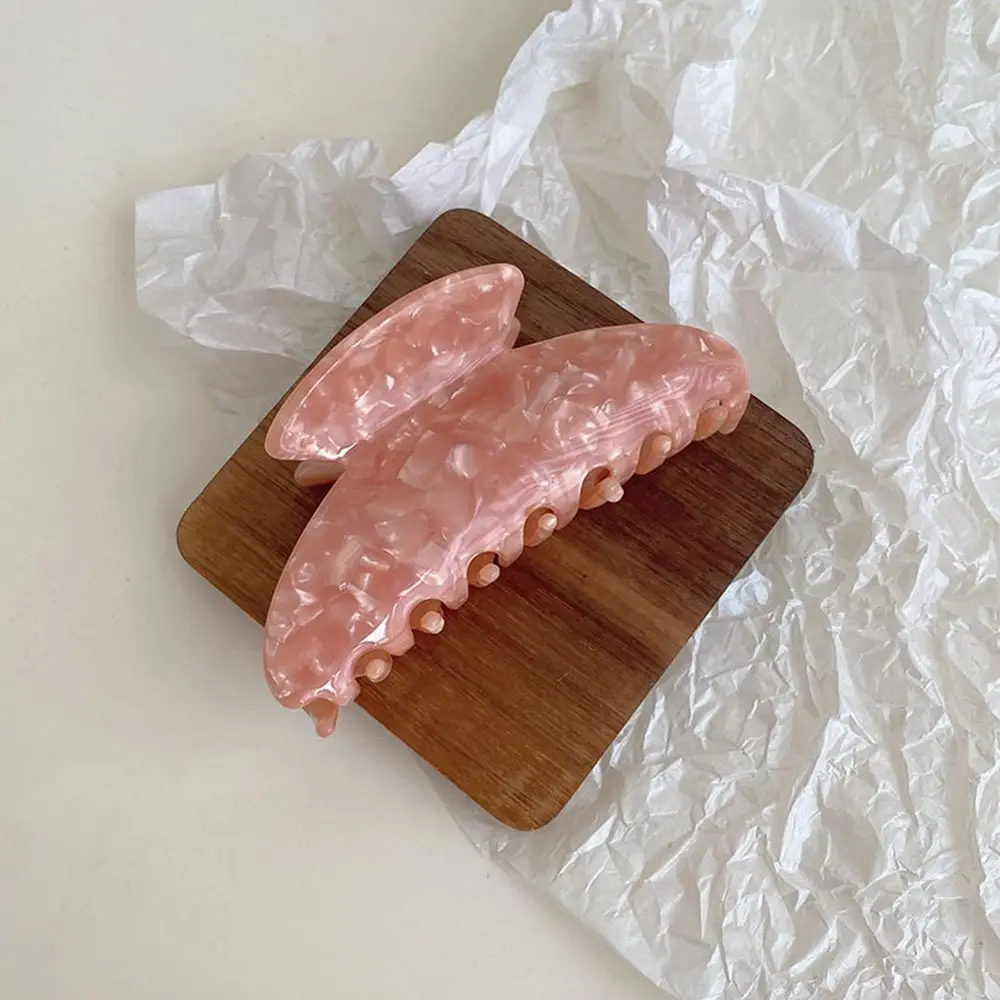 

Cute French Girls Hair Clip Shark Clip Acetate Hair Clip Korean Style Headwear Female Hair Accessories Plastic Hair Claw