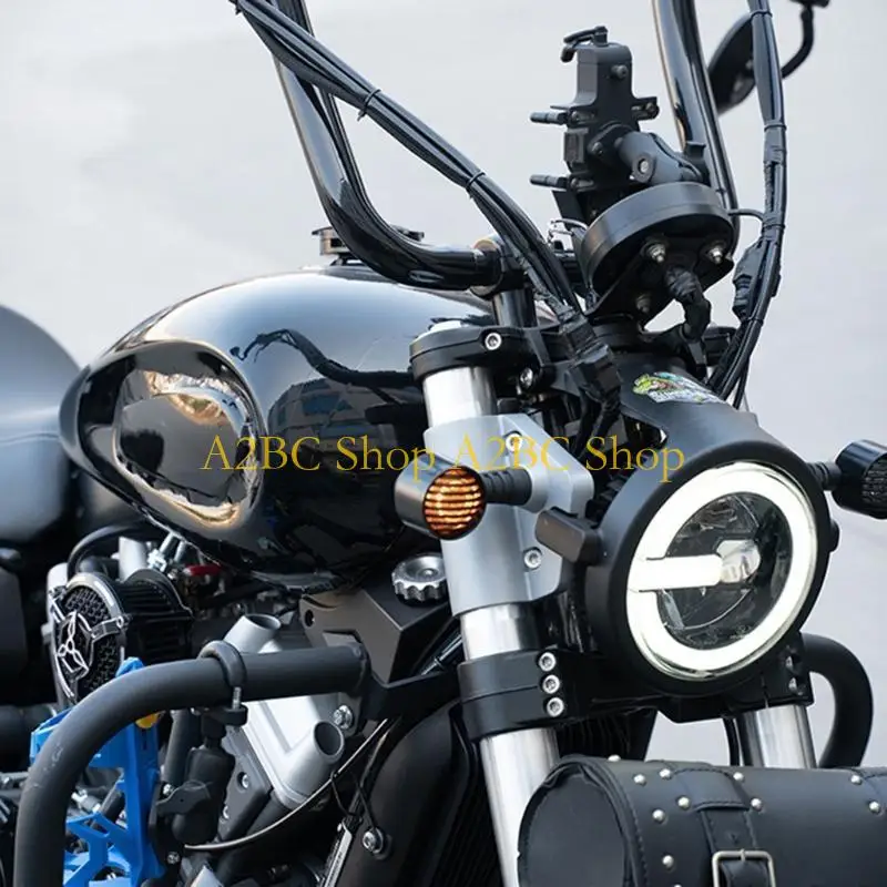 A2BC Motorcycle Tail Light Protective Cover for Qjmotor SRV300 / Srv 350 Turn Light Protections Guard Cover