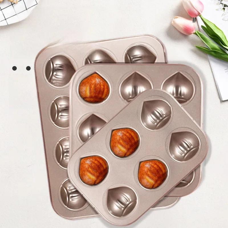 Muffin Cake Butter Rice Cake Carbon Steel Baking Plate Non Stick Easy To Remove Specially Designed For Baking Durable Sturdy ﻿