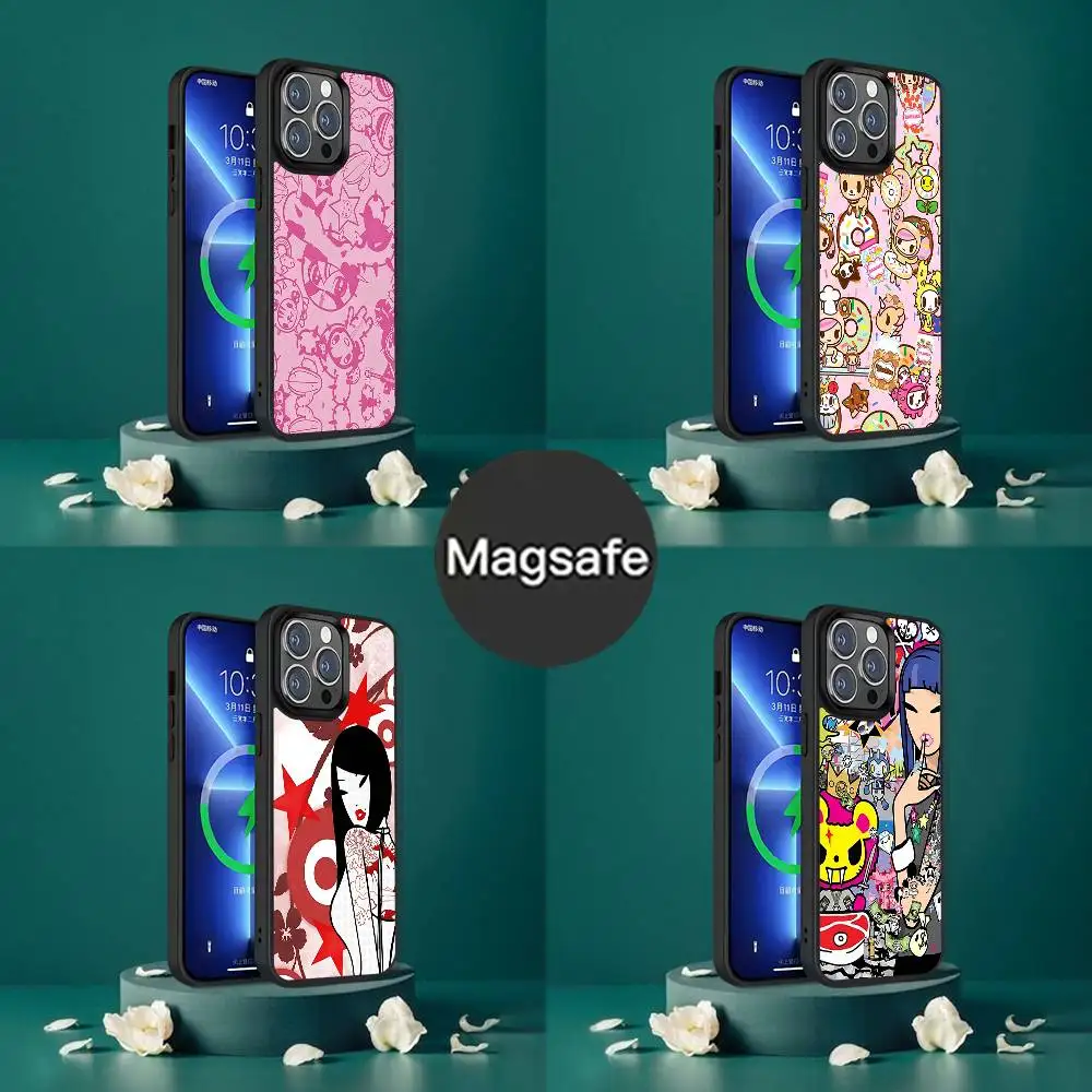 일본 T-Tokidokis 아이폰 케이스 (아이폰 17,16,15,14,13,12,11,Pro,Max,Plus,Mini,SE4,E) 마그네틱 맥세이프 무선 충전 지원