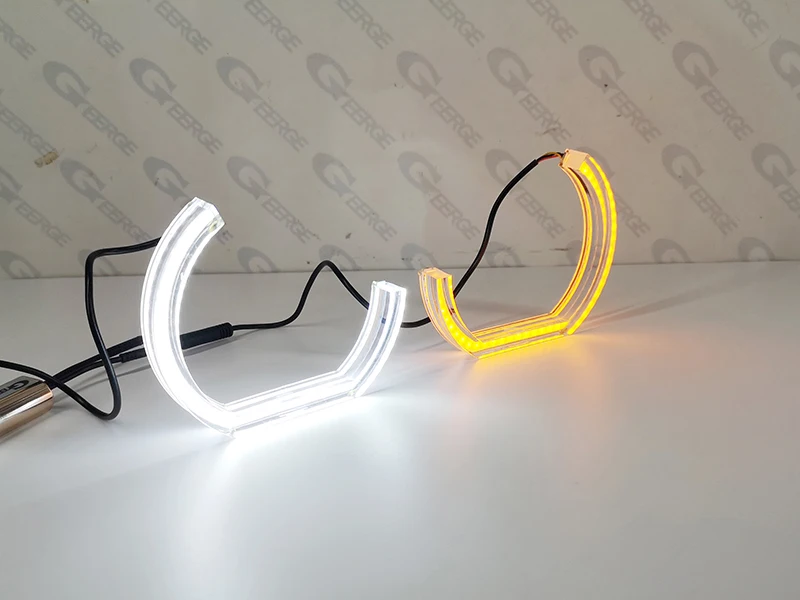 For Audi A4 S4 RS4 B7 2004 - 2009 Ultra Bright Crystal DTM M4 Style Led Angel Eyes Kit Halo Rings Day Light Car Accessories