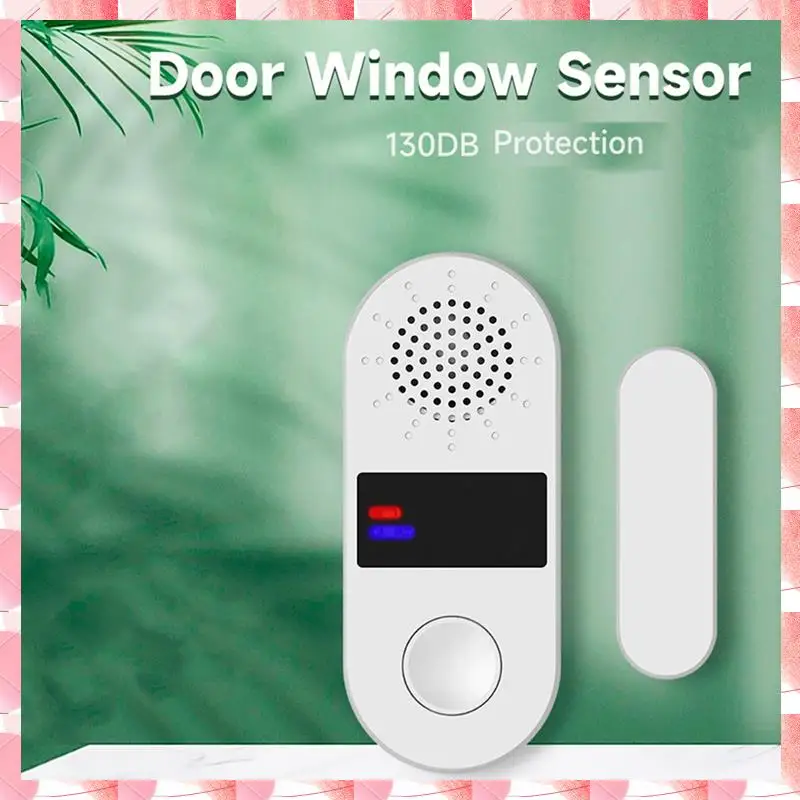 JAJA Wireless Home Door Window Sensor Burglar Security Alarms System Opening Magnetic Door Sensor 130Db Security Alarms