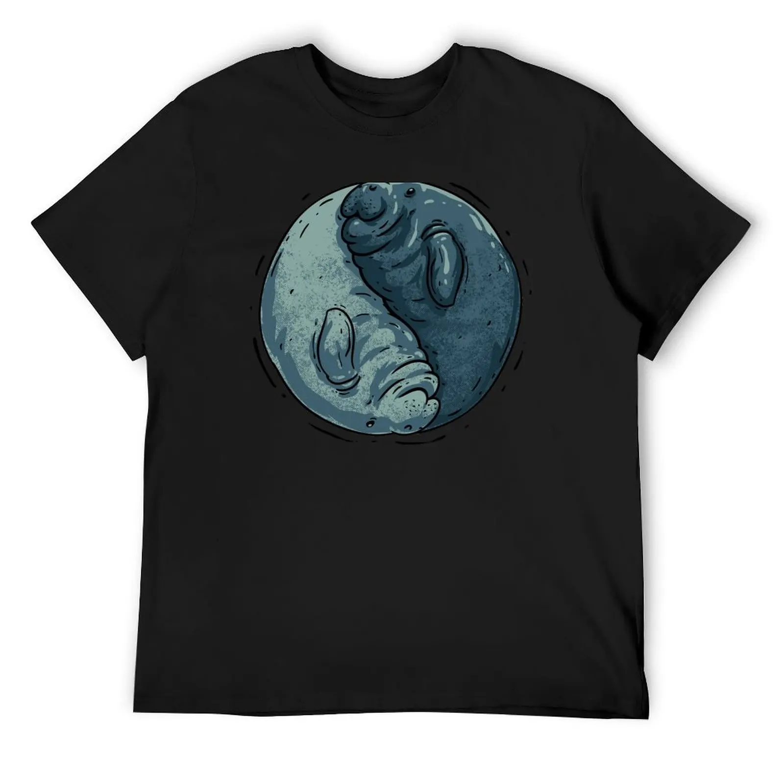 Manatee Yin and Yang | Dugong | Manatee County T-Shirt man clothes graphic tee shirt graphics vintage clothes Men's t-shirt