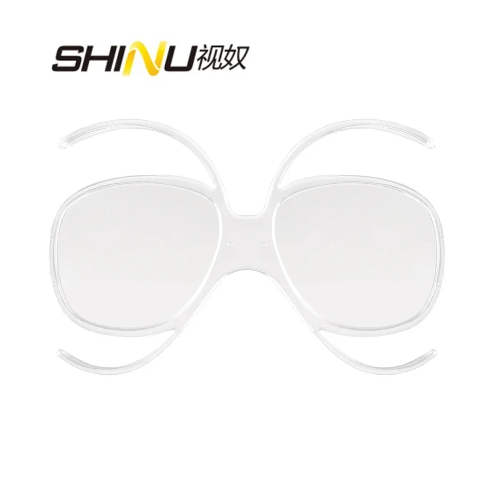 SHINU Brand TR90 Ski Goggles Glasses Myopia Frame Skiing Snowboard Eyeglasses Adapter Myopia Inline Frame customized