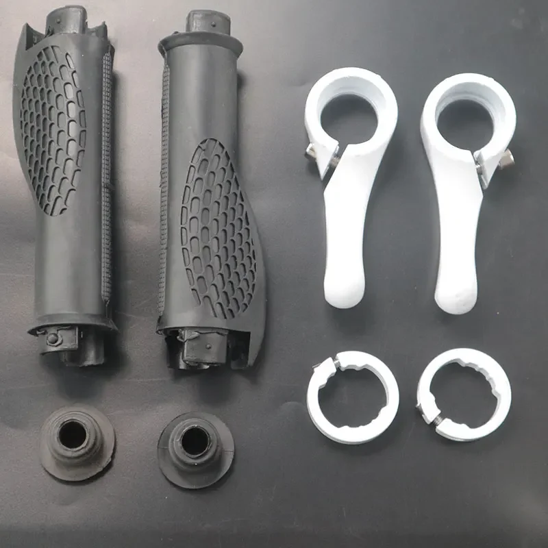 Anti-slip Gummi Fahrrad Lenker End Abdeckung Aluminium Legierung Schloss Mountainbike Lenker Fahrrad Anti-slip Griff Abdeckung – Detail 11