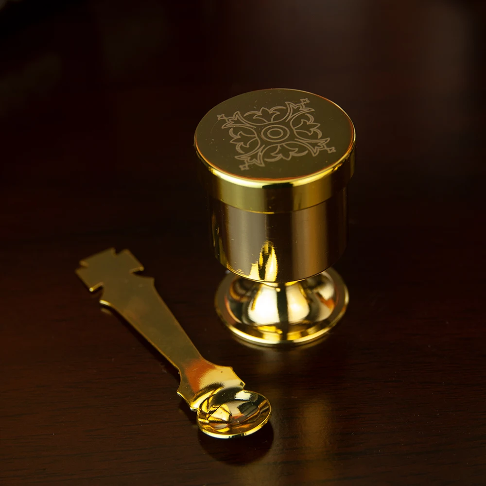 جديد الأرثوذكسية الصليب الكنيسة الشرقية الأرثوذكسية الزيت المقدس المواد الاحتفالية أدوات معدنية الصلاة قلم حبر الذهب تصفيح صندوق هدية #5