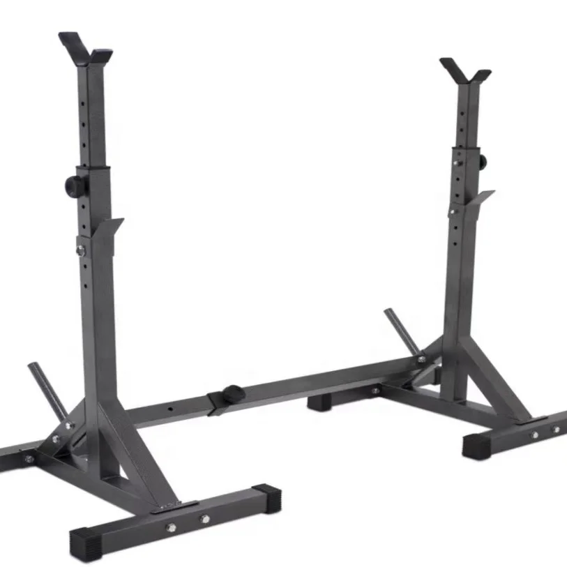 

15 Years High Quality Squat Rack Adjustable Stand,Solid Steel Squat Stands Barbell stand,Weight Bench barbell rack