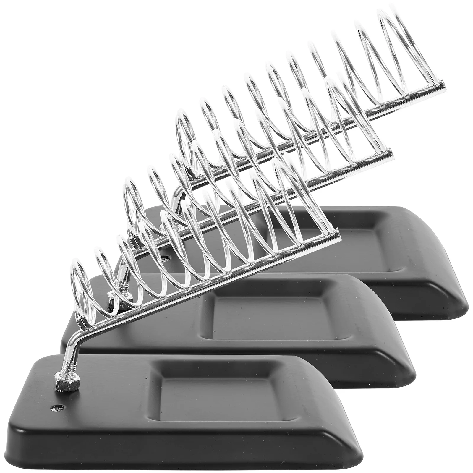 

3pcs Soldering Iron St Heavy Duty Alloy Holder Portable Detachable Electric Soldering Rack Sturdy Metal Base Welding Equipment