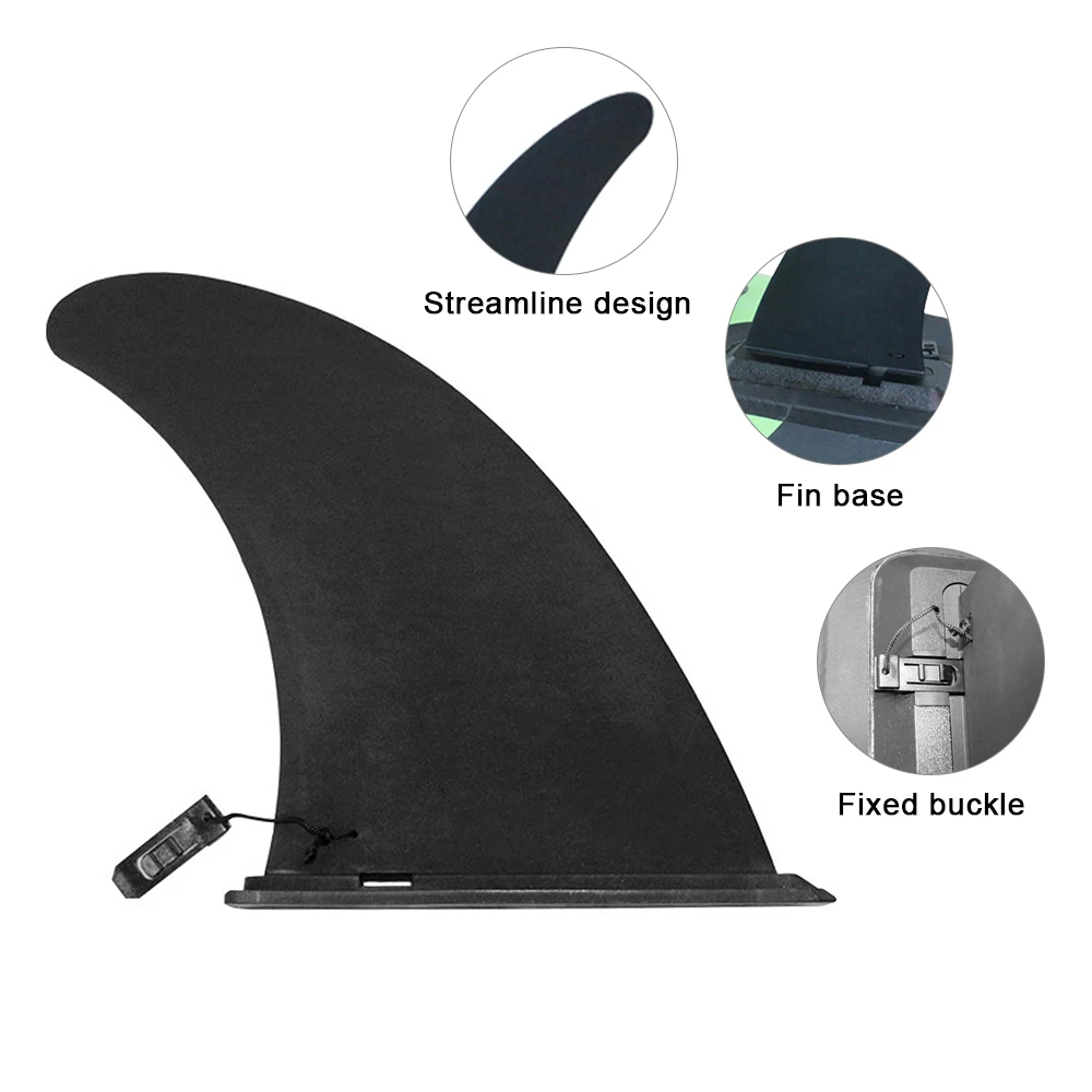 9 inch Kayak Tracking Fin Detachable Slide In Center Fin Surfing Board Fin Canoe Boat Dinghy Long Board Surfboard Paddle Board