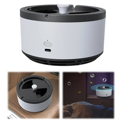 Ashtray Air Purifier Smoke Removal Air Purification Ashtray Smokeless Ashtray for Intelligent Removing Secondhand Smoke Indoor