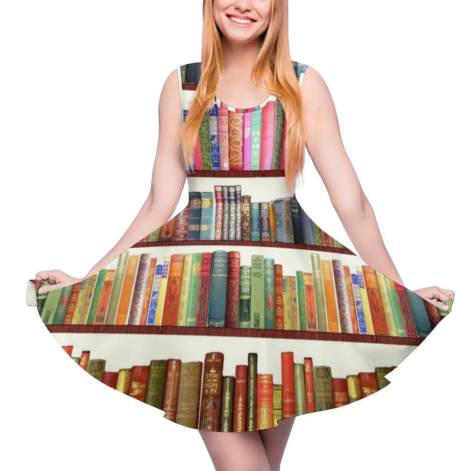 Jane Austen Antique Books Sleeveless Dress dresses for womens 2024 summer dress womens 2024