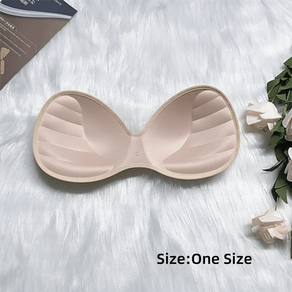 High Quality Thick Bra Pads Breathable Seamless Push Up Bra Pads Removable Sponge Padded Women