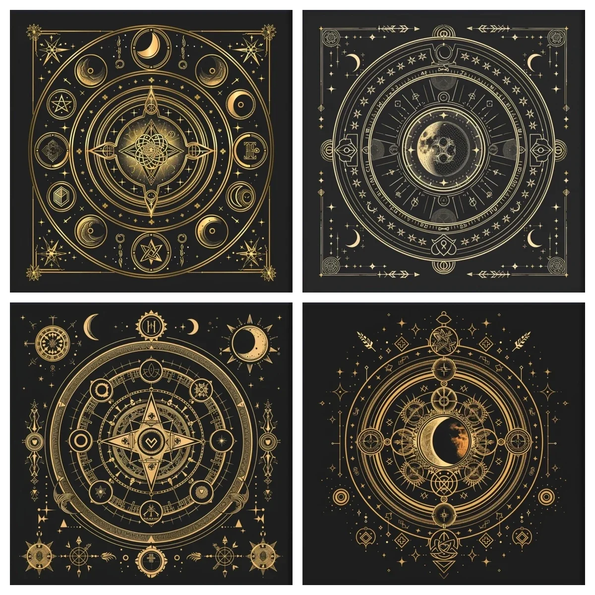 50/75/110/137cm Suede Velvet Tarot Tablecloth Rune Divination Altar Patch Table Cover For Magicians Daily Board Games Card Pad