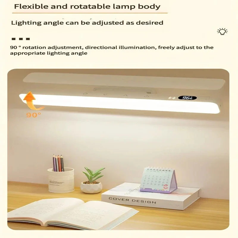 Touch Table Lamp Magnetic Desk Lamp Bulit-in Rechargeable Battery for Reading Cabinet Mirror Bedside Rechargeable Night Lights