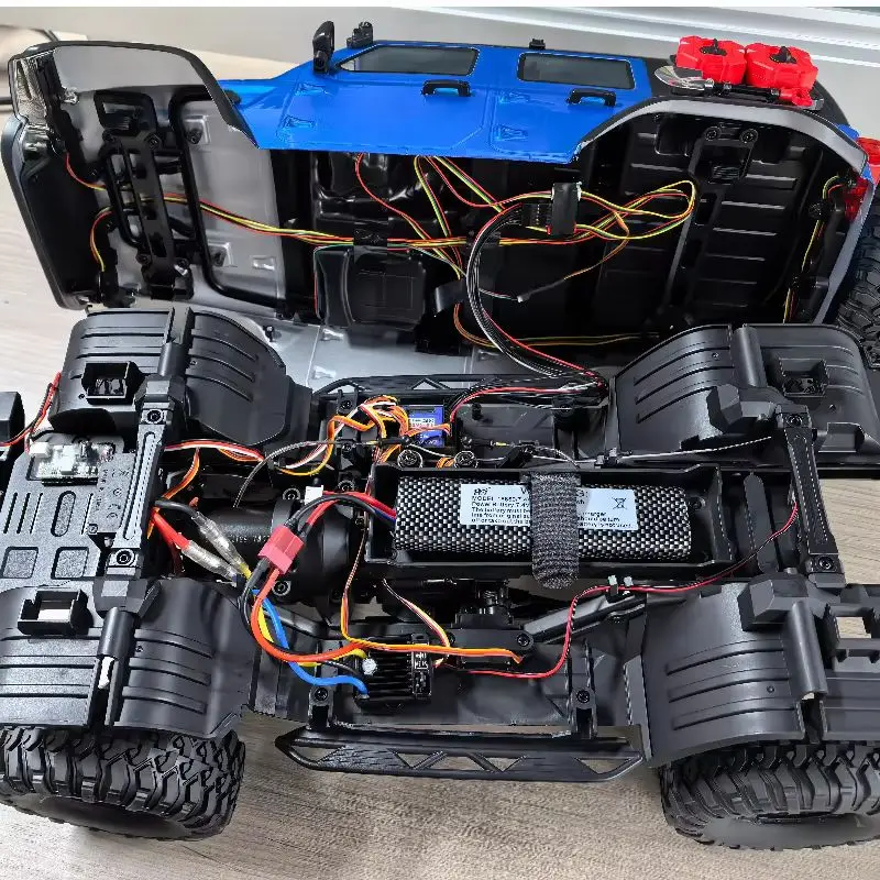 ترقيات جديدة 1/10 HB R001 برونكو مع ونش كهربائي 4WD التحكم عن بعد على الطرق الوعرة مركبة نموذج كهربائي RC تسلق سيارة الصبي هدية