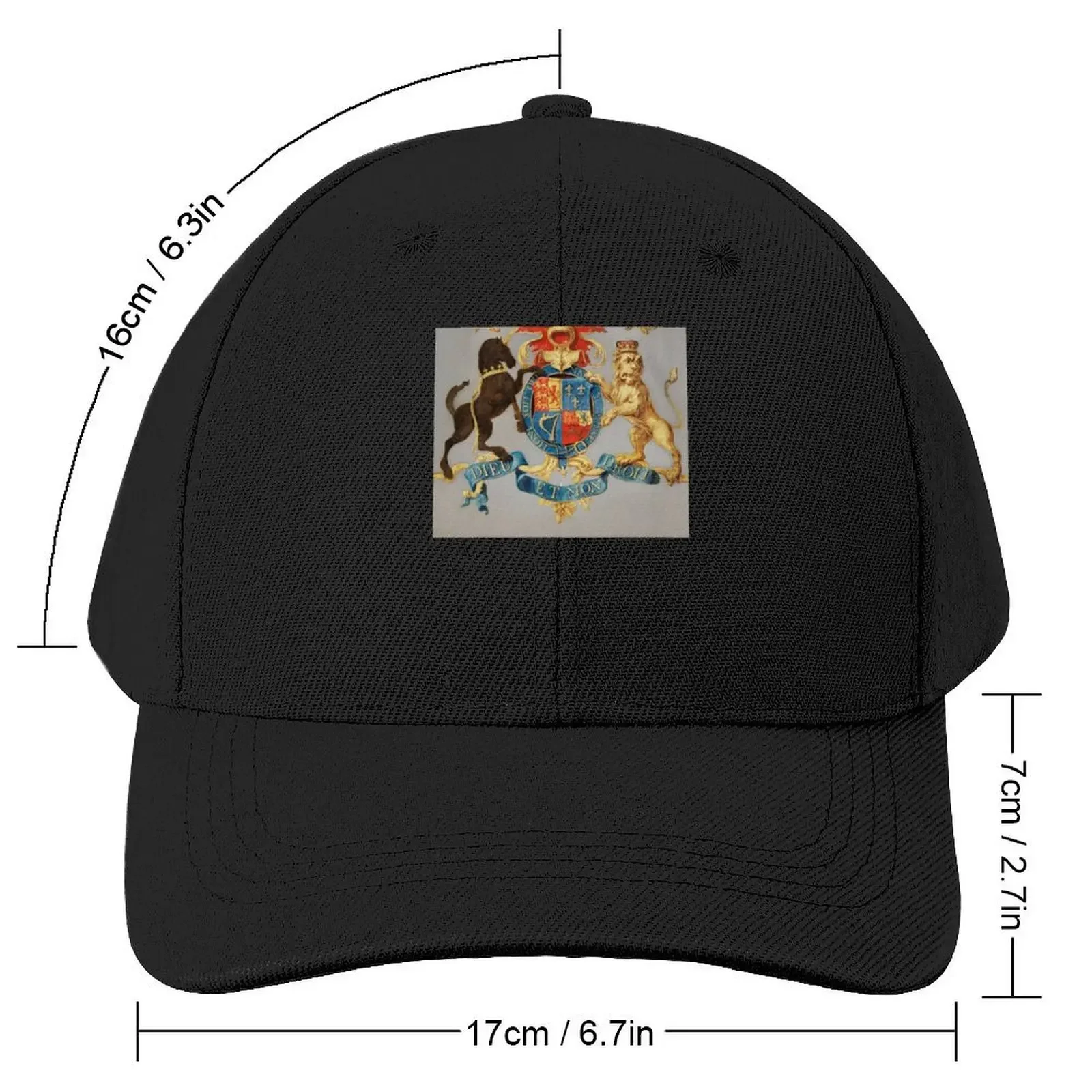 SCOTTISH REGIMENT BANNER,Lion and Unicorn,Coat of Arms of the King of England and Sc Baseball Cap Kids Hat Female Men's