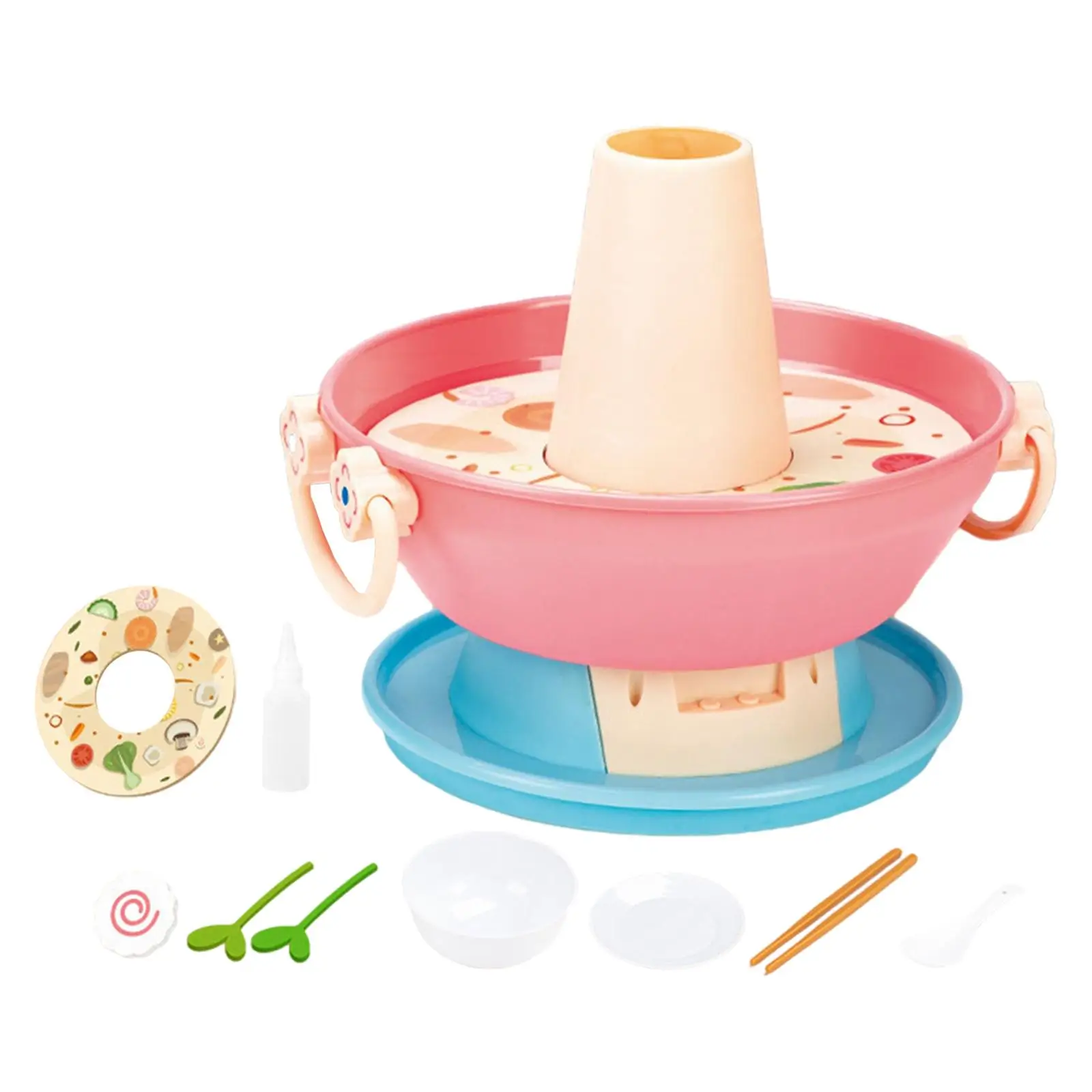 キッチンプレイセットおもちゃ-調理おもちゃ-ロールプレイおもちゃ-子供用早期教育用鍋
