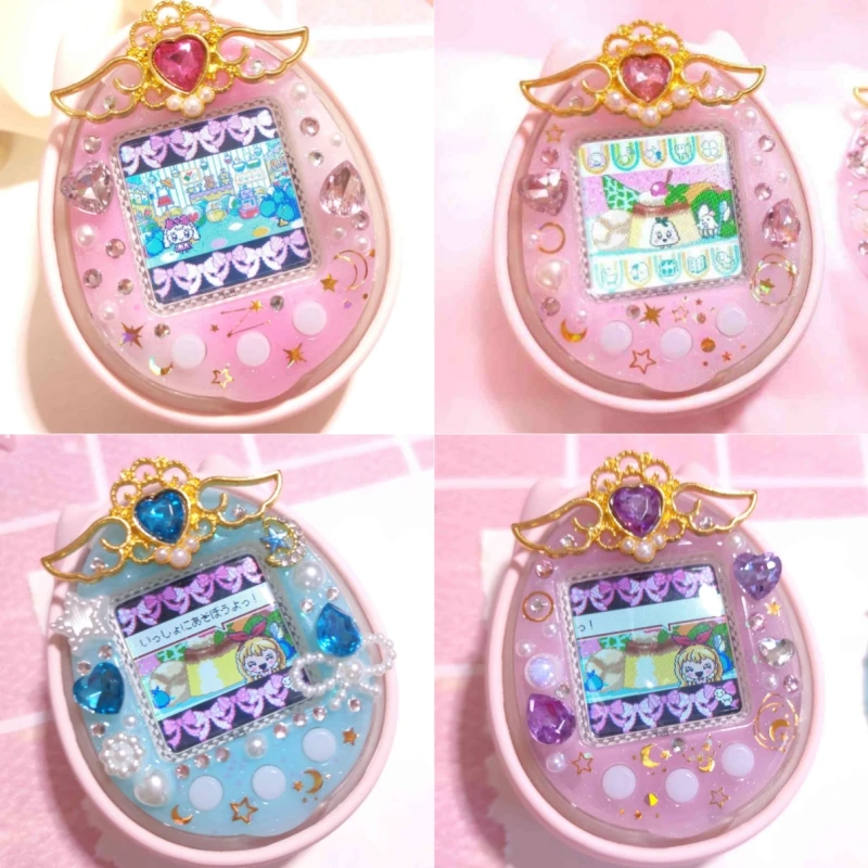 New Electronic Pet Protective Cover Laurel Love Diamond Wings Style Tamagotchi 4u/4u+ Series Panel For Protection Cover Gifts