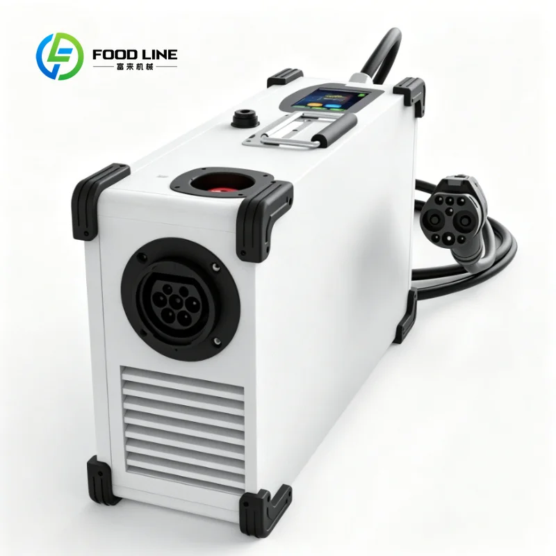 Customized Portable GB/T DC Fast Charger, 20-40kW Adjustable Power 380Vac Input Movable Electric Car Charger