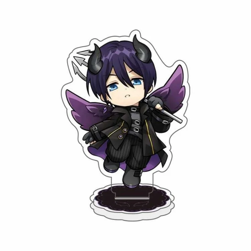 Anime  Noragami Yukine Angels and Demons Ver Q-Style Acrylic Stand Model Plate Keychains Desk Decorations