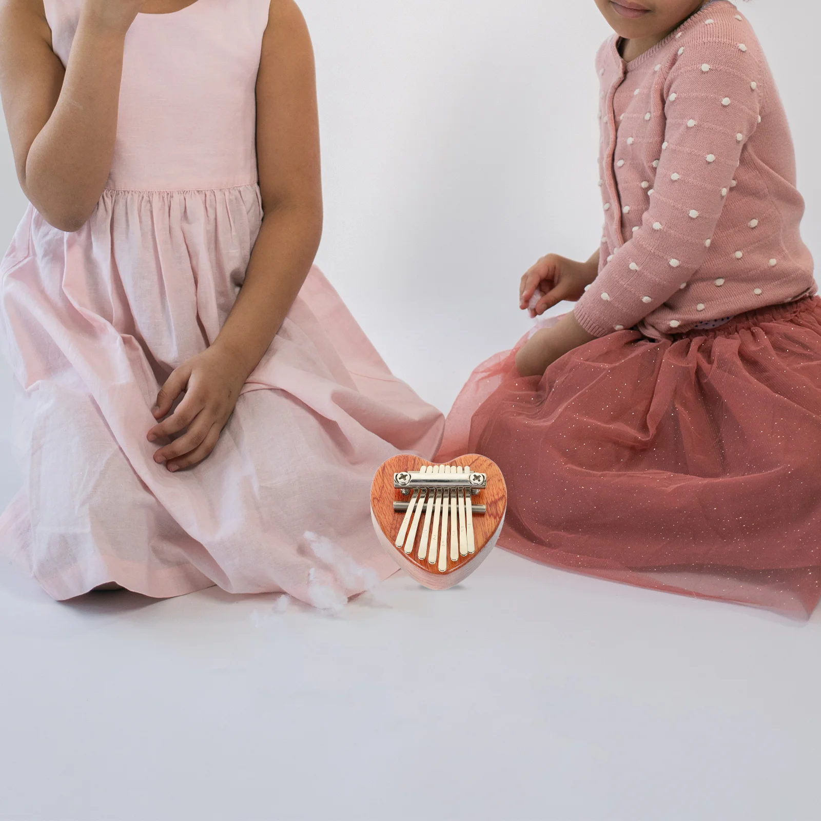 3Pcs Wooden Mini Kalimba Thumb Piano 8-Note Compact Portable Finger Piano Instrument for Learning Mini Kalimba