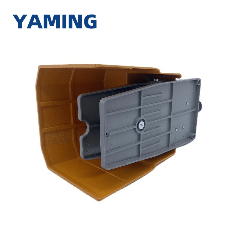 OFF-ON مفتاح سفلي 10A لكمة دواسة نوع AC380V IP44 آلة أداة الملحقات التحكم مقشر سبائك الألومنيوم LT5 LTH-1/6