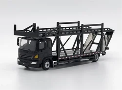 Unique Model × Tiny 1:64 HINO Double deck bridge transporter Diecast Model Car