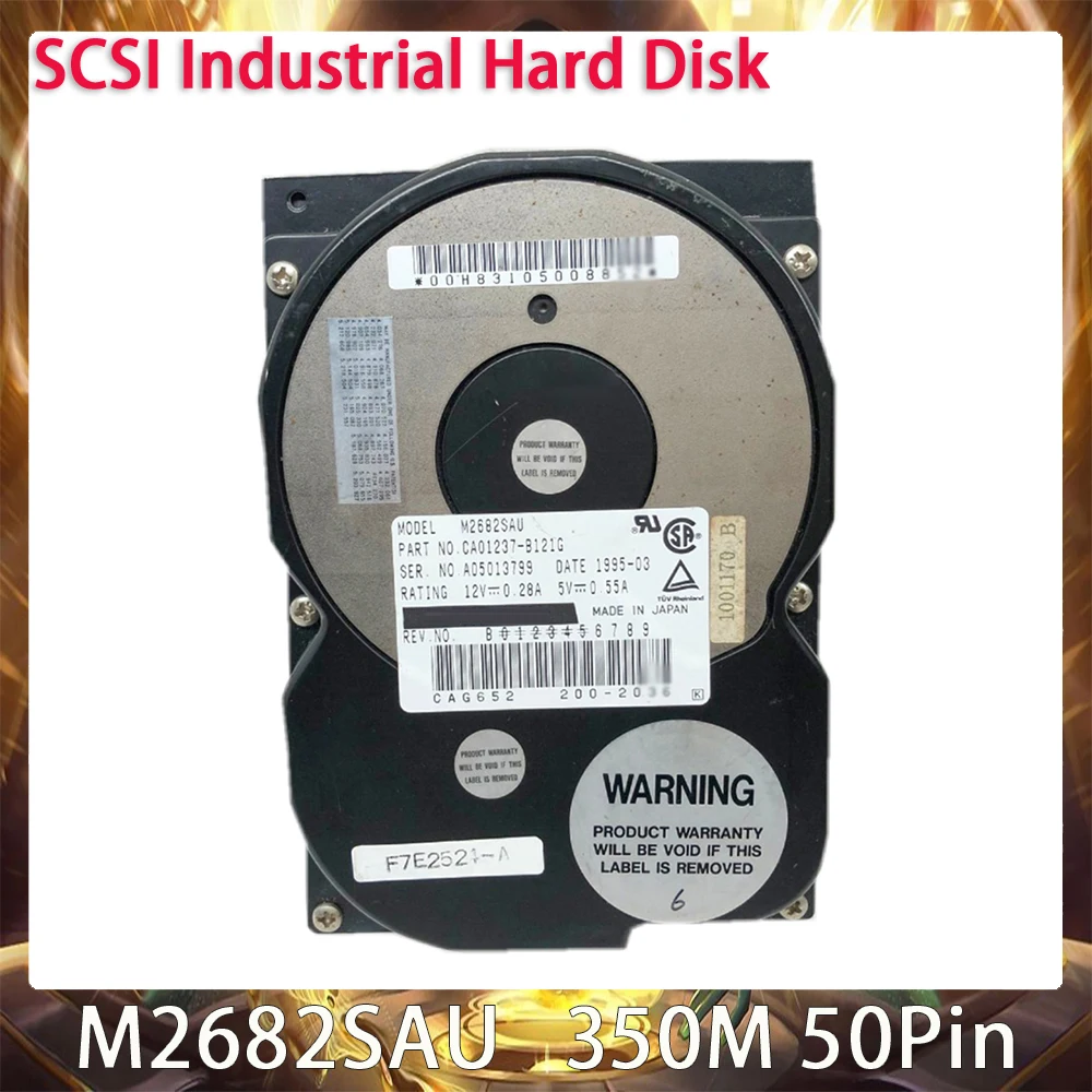 Original SCSI Industrial Hard Disk M2682SAU For FUJITSU 350M 50Pin Hard Drive Works Perfectly Fast Ship