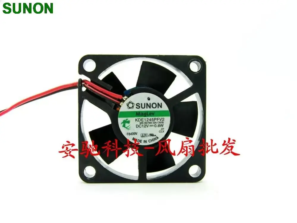 45mm Fan for SUNON KDE1245PFV2 DC 12V 0.8W 4510 maglev fan 4.5cm 45mm cooling fan