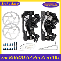 For KUGOO G2 Pro Zero 10x Electric Scooters Brake Base 160mm Disc Spare Parts Front Rear Set Replacement Accessories