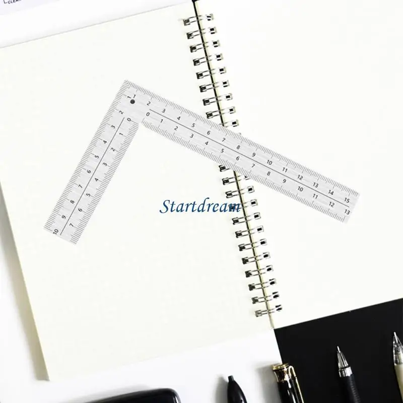 90 Degree L Square Ruler Woodworking Measuring Tool for Architects K92C