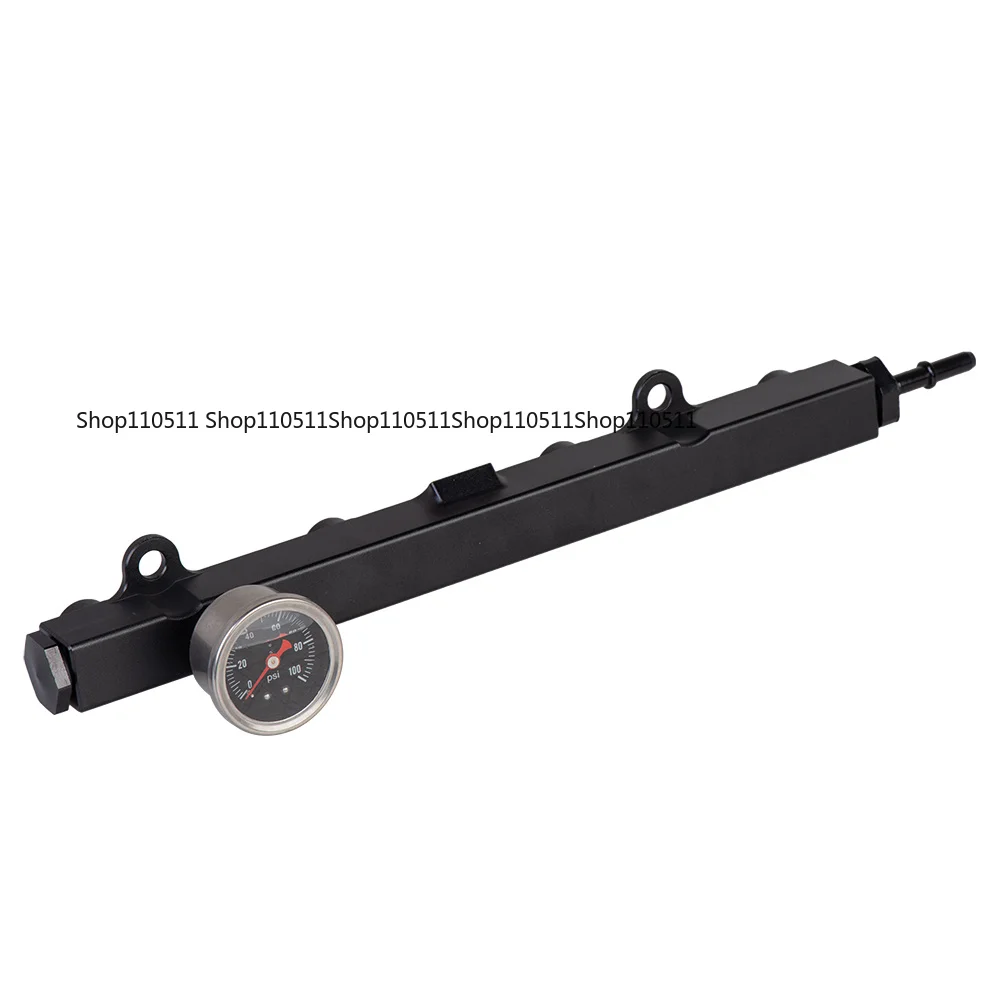 High Quality K Series Fuel Rail Kit, High Flow Fuel Injection Rail with Pressure Gauge