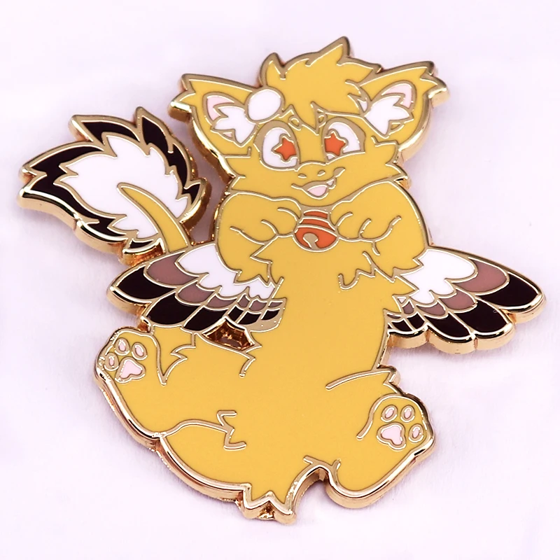 เข็มกลัดรูปสัตว์รูปนางฟ้าน่ารักสำหรับตกแต่งกระเป๋าเป้สะพายหลังหมวก