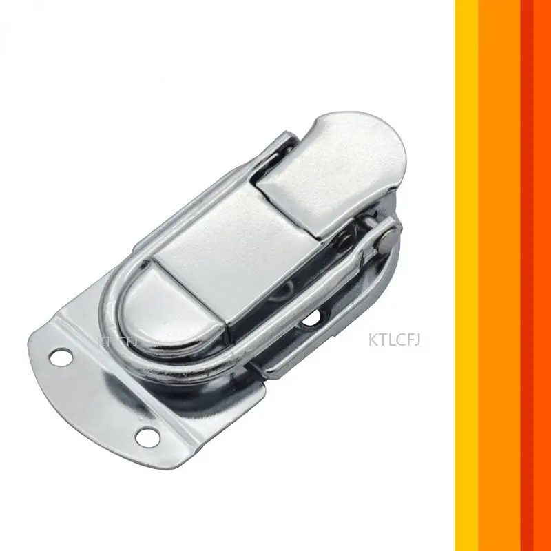 

2pcs 34 * 65mm Cosmetic Case Lock Box Buckle Chrome Is Box Buckle Iron Buckle Wooden Case Buckle Self-Locking Buckle Hidden