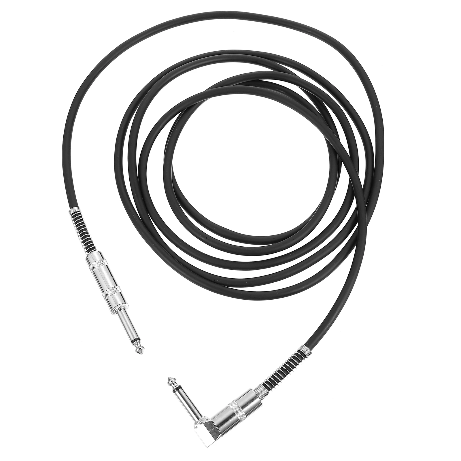 

6.35Mm Right Angle Guitar Audio Cable Electric Instrument Cord For Amp Bass Ukulele Microphone Keyboard Pedal Effector Organ