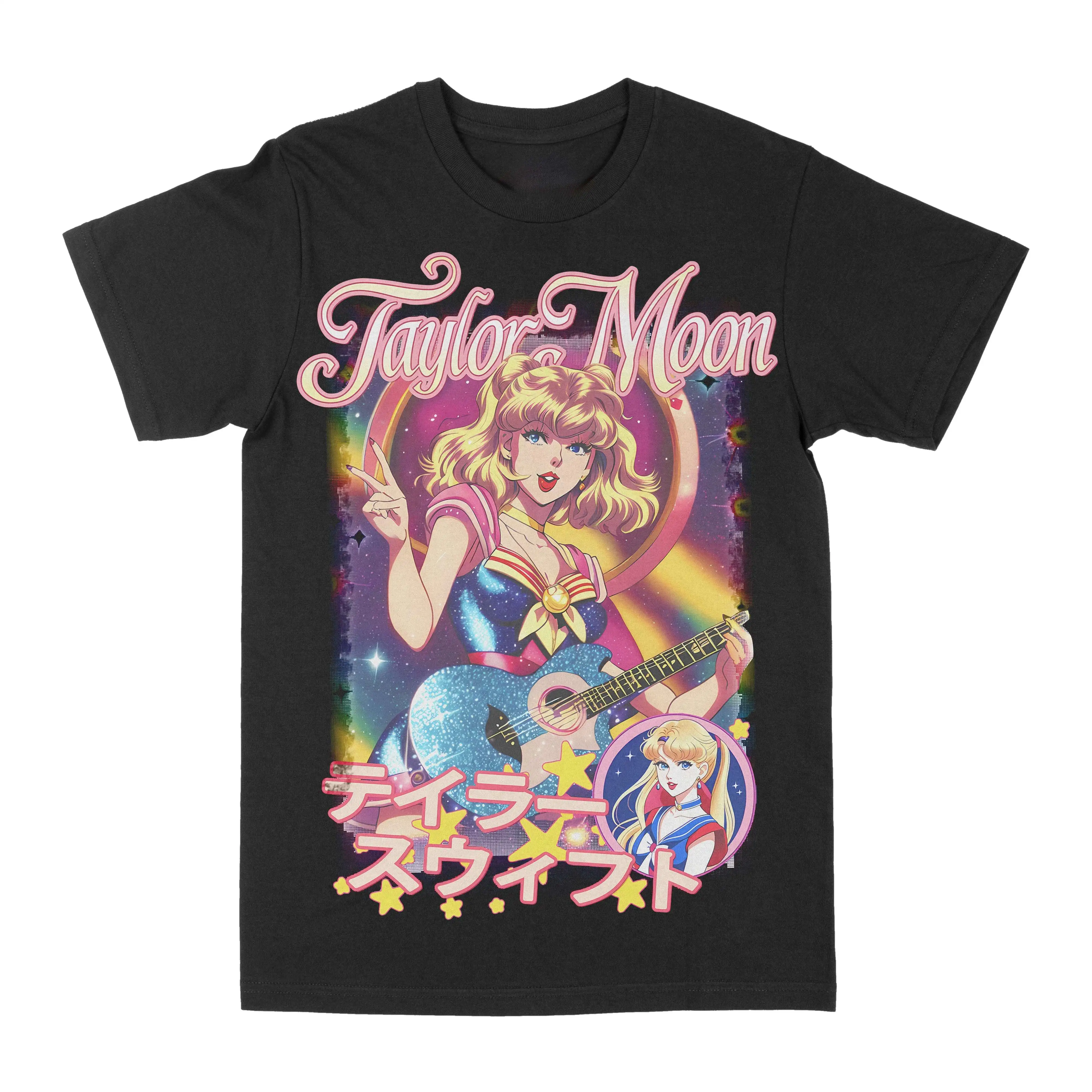 

Taylor Moon T-Shirt Men Women Cotton Tees Retro Hip Hop Short Sleeve Y2k Tops Summer T-Shirt Unisex Streetwear Women's Clothing