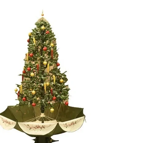 

Christmas snow music Christmas tree lights Christmas decoration, shopping mall decoration scene