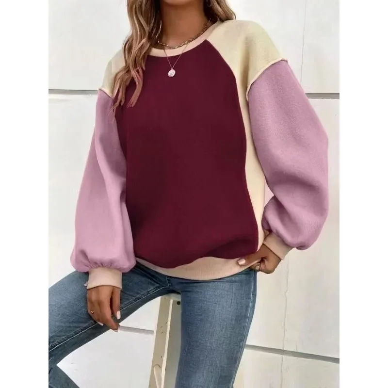 

Plus Size 1XL-5XL New Women's Trendy Colored Hoodies Ladies Showcase Both Comfort and Fashion Showcasing Youthful Vitality Tops