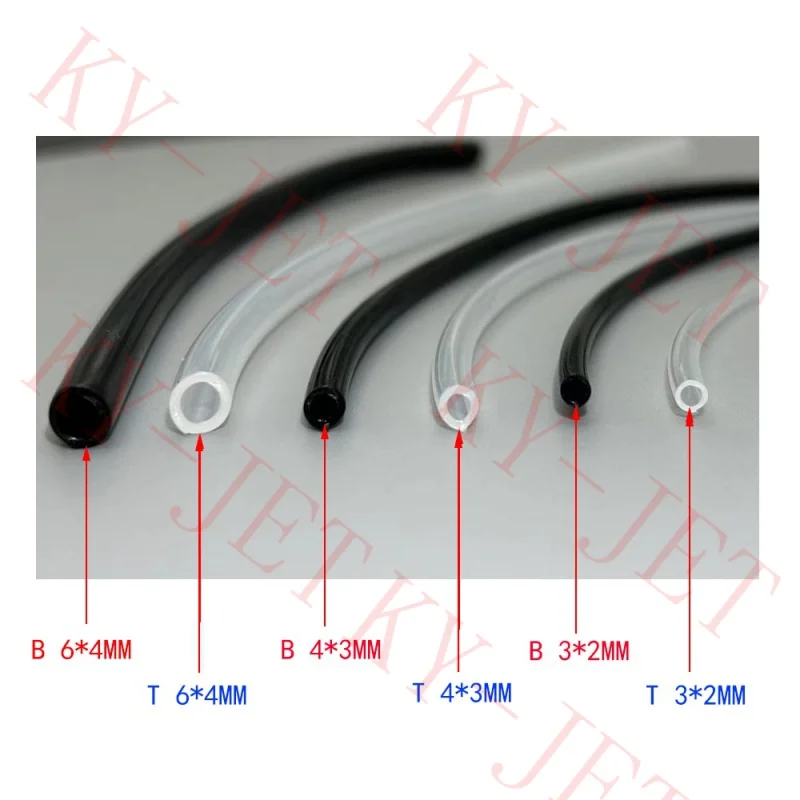 KYJET 1Meter Ink tube Single line ink pipe hose for Mimaki jv33 jv5   RS-640 Mutoh VJ1604 ECO slovent printer DX4 DX5 printhead