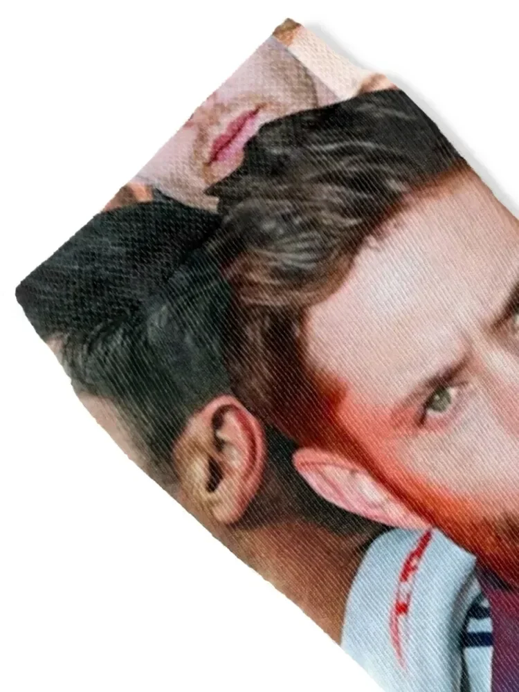 Jensen Ackles Photo Collage Socks warm winter Running winter gifts moving stockings Ladies Socks Men's