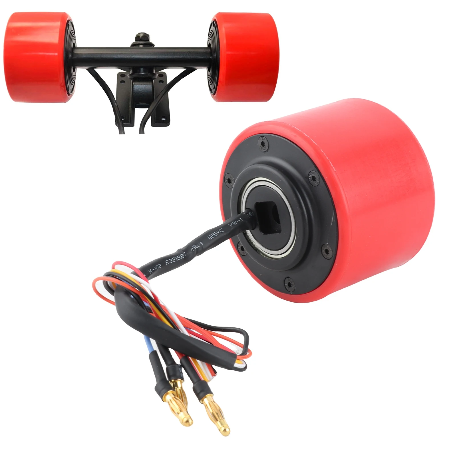 

Бесщеточный мотор-колесо 70 мм 150 Вт 24 В 36 В для лонгборда, мини-самоката, электроскейтборда DIY