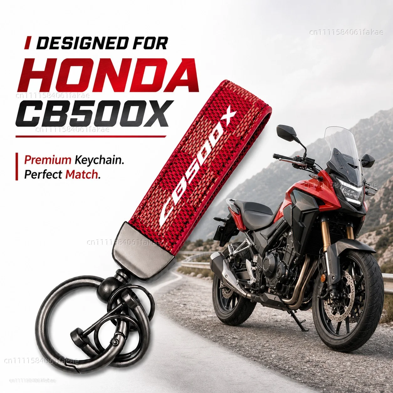 For HONDA CB500X CB 500X CB500 X 2017-2021 2020 2019 2018 Motorcycle Keychain Custom Logo Gift for Rider Men Women