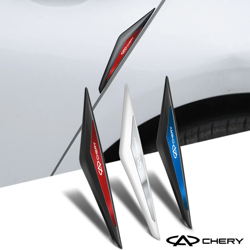 4pcs pvc car door Protect 3d car stickers auto car accessories for Chery qq tiggo 3 5 7 8