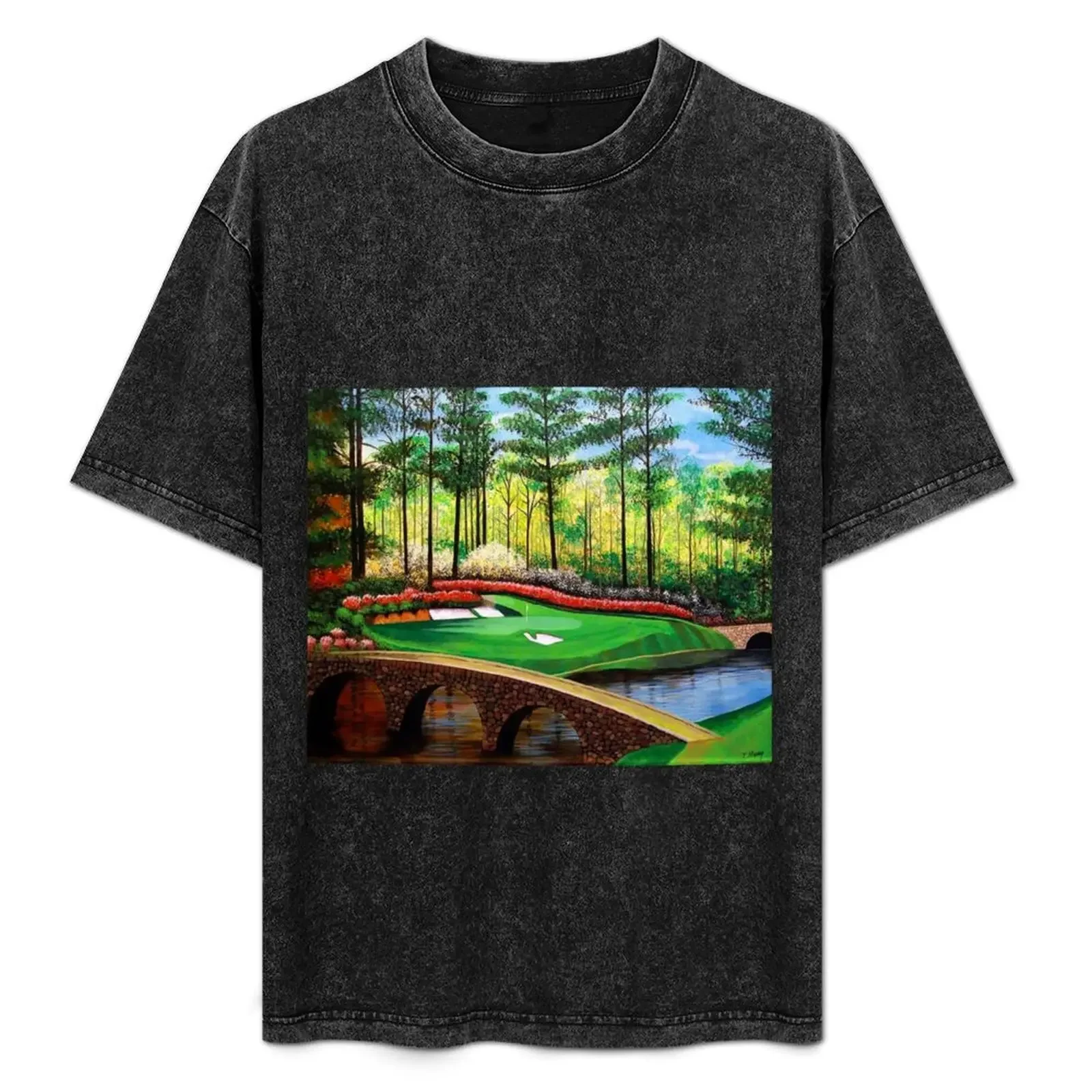 

12th hole at Augusta National T-Shirt graphic t shirt vintage anime figures Short sleeve tee t shirt for men