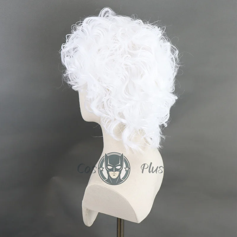 لعبة Hades II Hypnos شعر مستعار تأثيري فضي-أبيض مجعد الشعر بيروكات صناعية للرجال النساء Nyx Chird Thanatos عيد الميلاد غطاء شعر مستعار مجاني