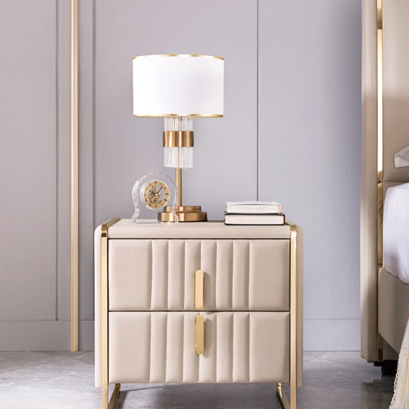 Nightstand Design Bedside Table Side Bed Room Bedroom Aesthetic Closets White Dresser Designer Mueble Comfortable And Drawers