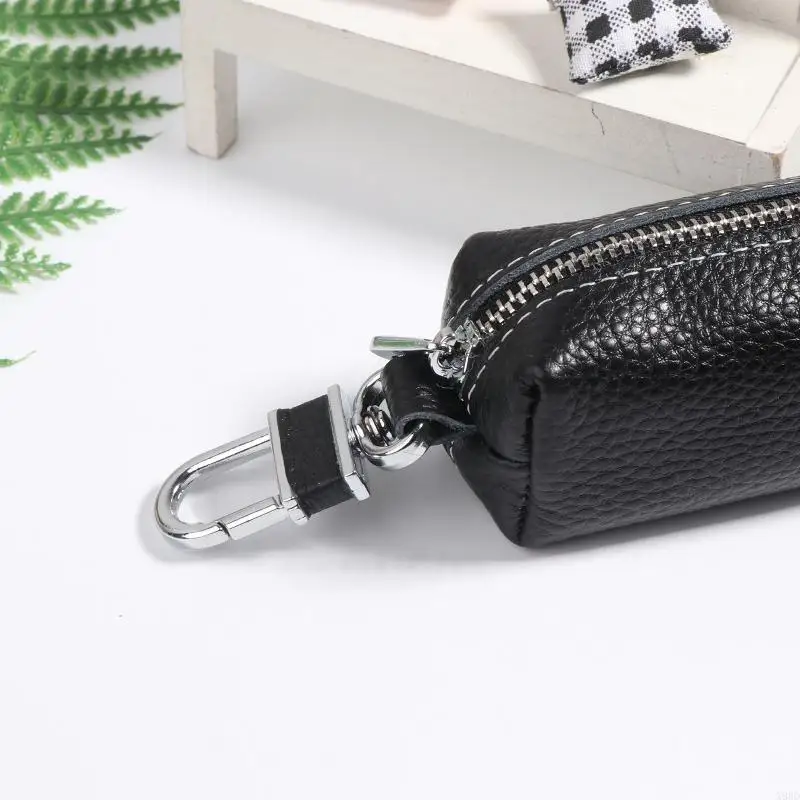 

X90D Men Women Synthetic Leather Car for Key Ring Holder for Case KeyChain Purse Bag